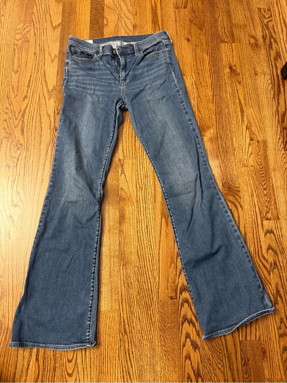 GAP Women's Blue Perfect Boot Mid Rise Jeans - Classic Stretch Denim